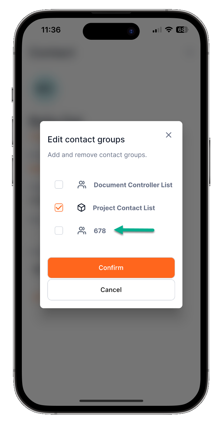 edit contact groups