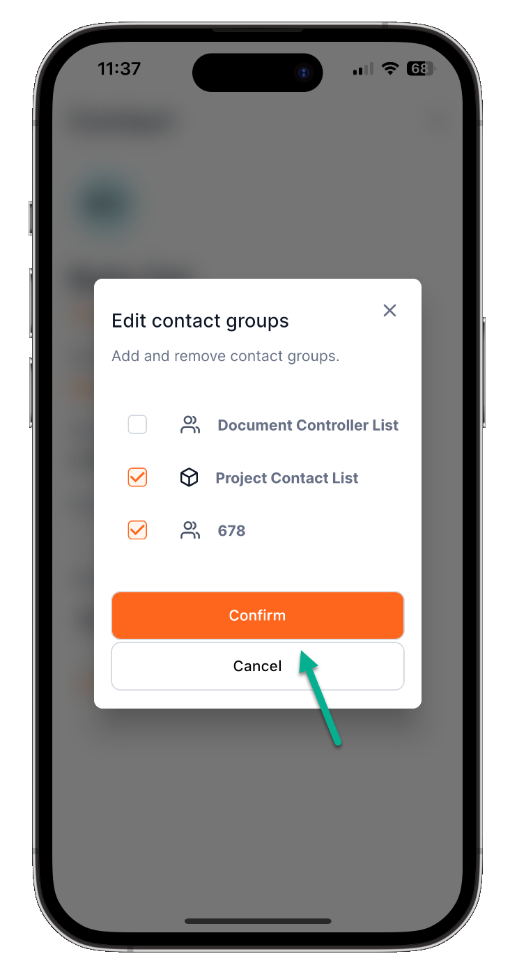 edit contact groups