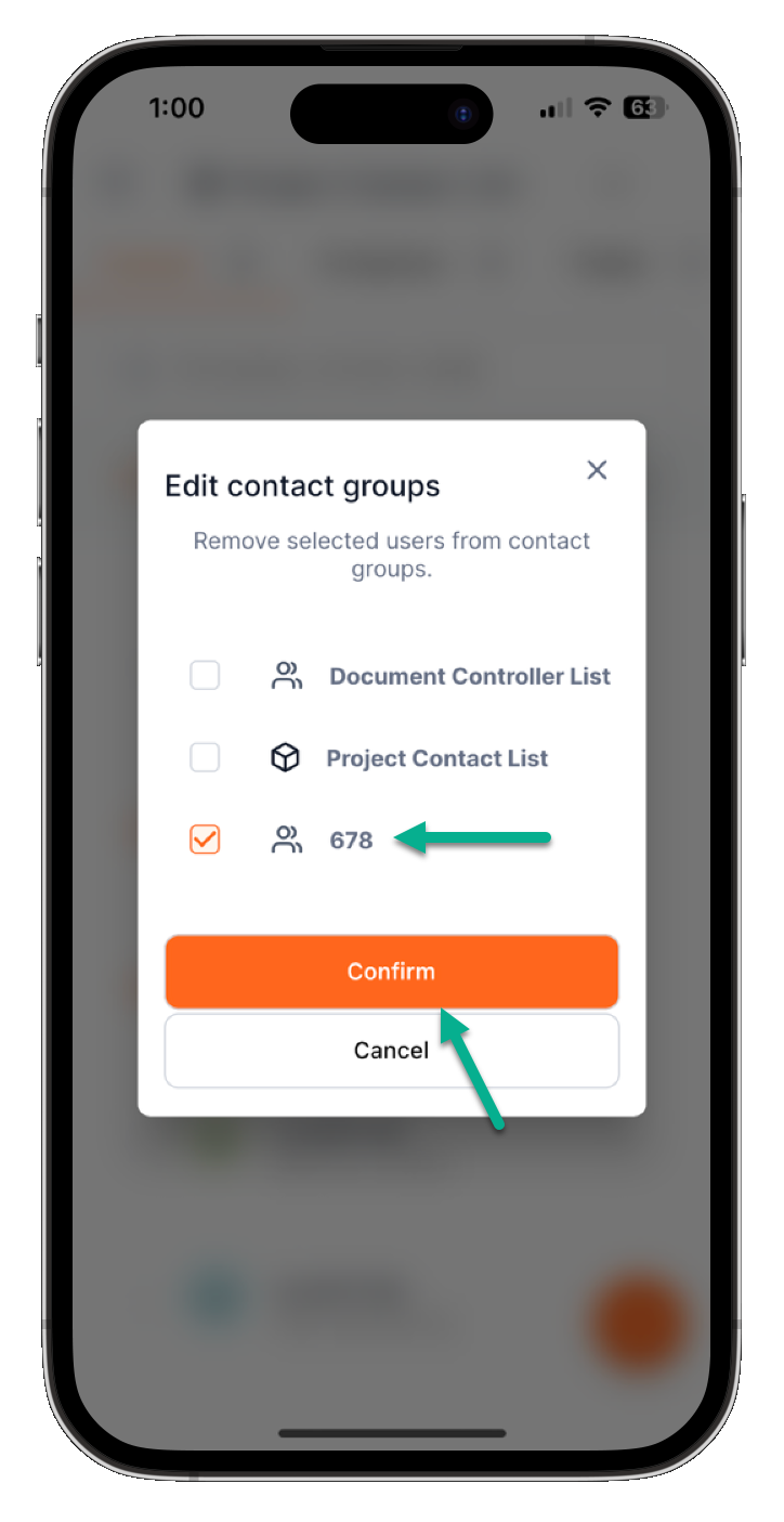 edit contact groups