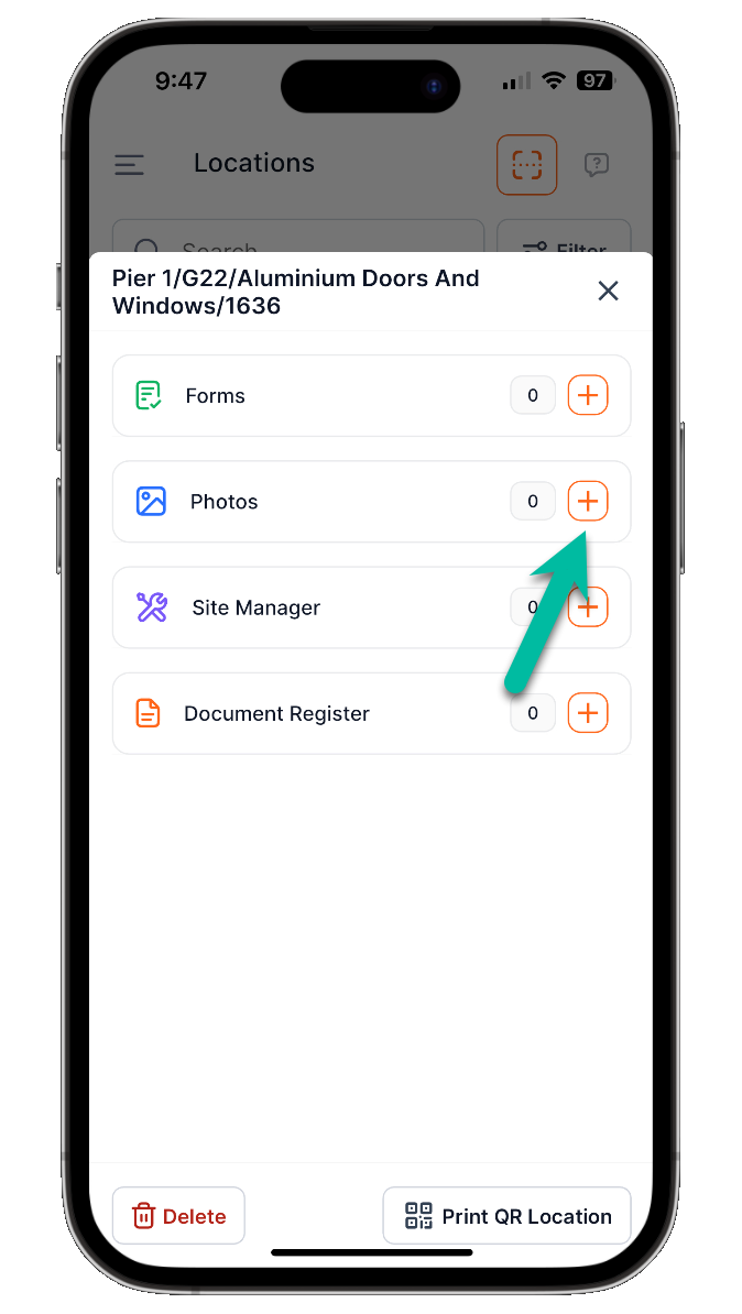 add photos to location