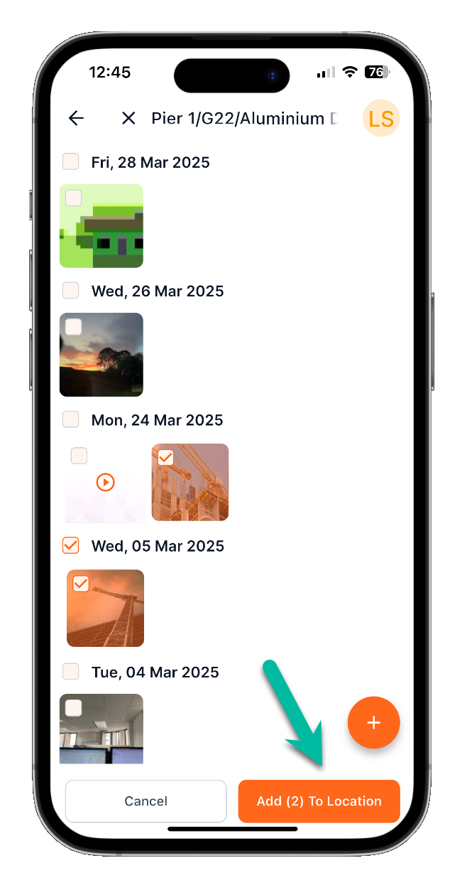 add photos to location